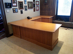 desk in office